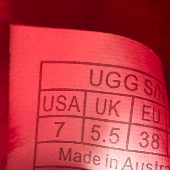 UGG Fluff Yeah Women's Slingback Slide Slippers in Samba Red - Picture 9 of 9